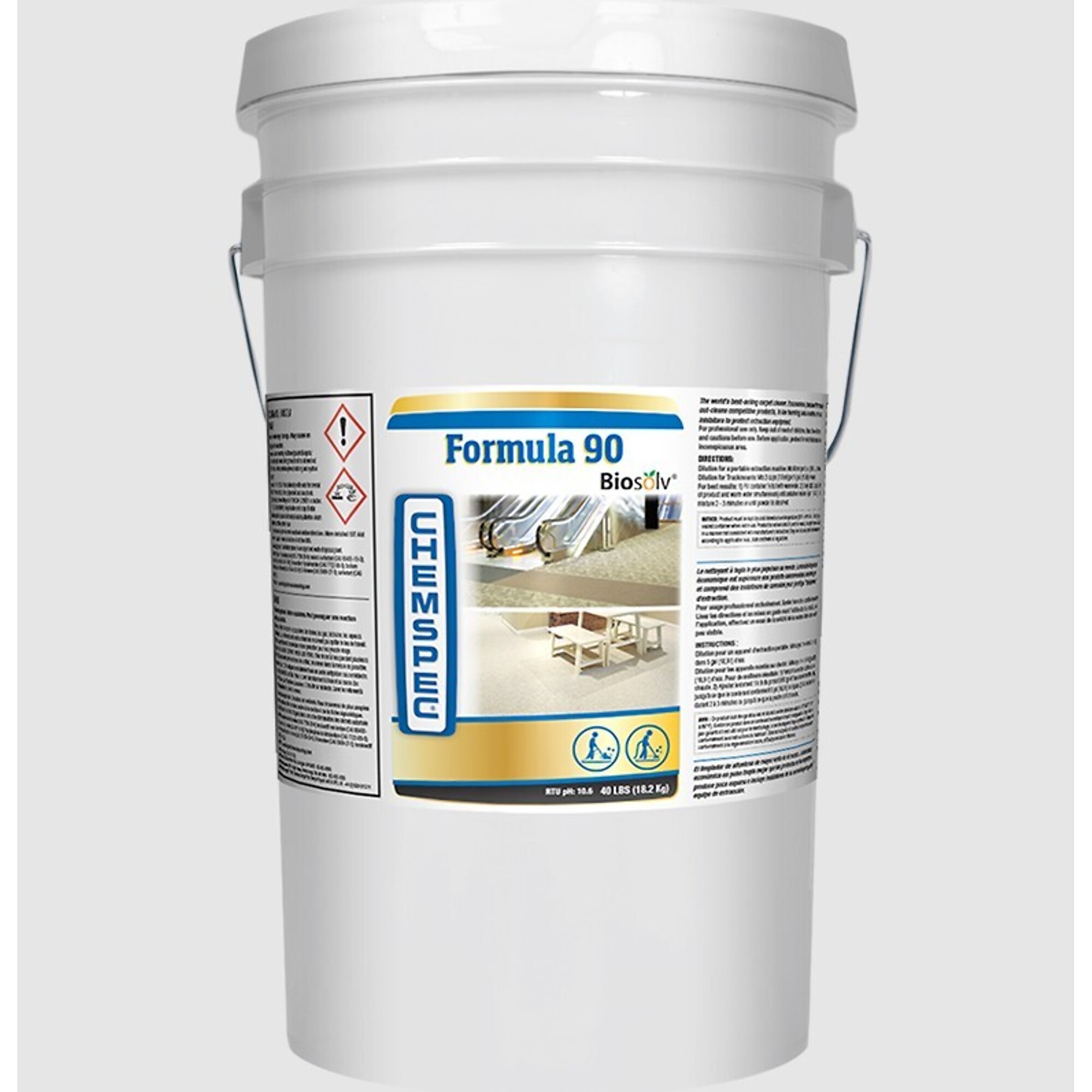 CHEMSPEC, Formula 90 with Biosolv – 40 lbs. Pail, Model # 104959